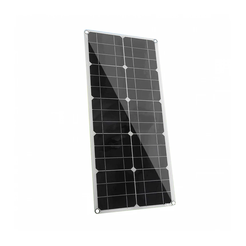 100V Fleksibilna solarna ploča monokristalni silicijum Dual USB solarno punjenje auto jahte na otvorenom