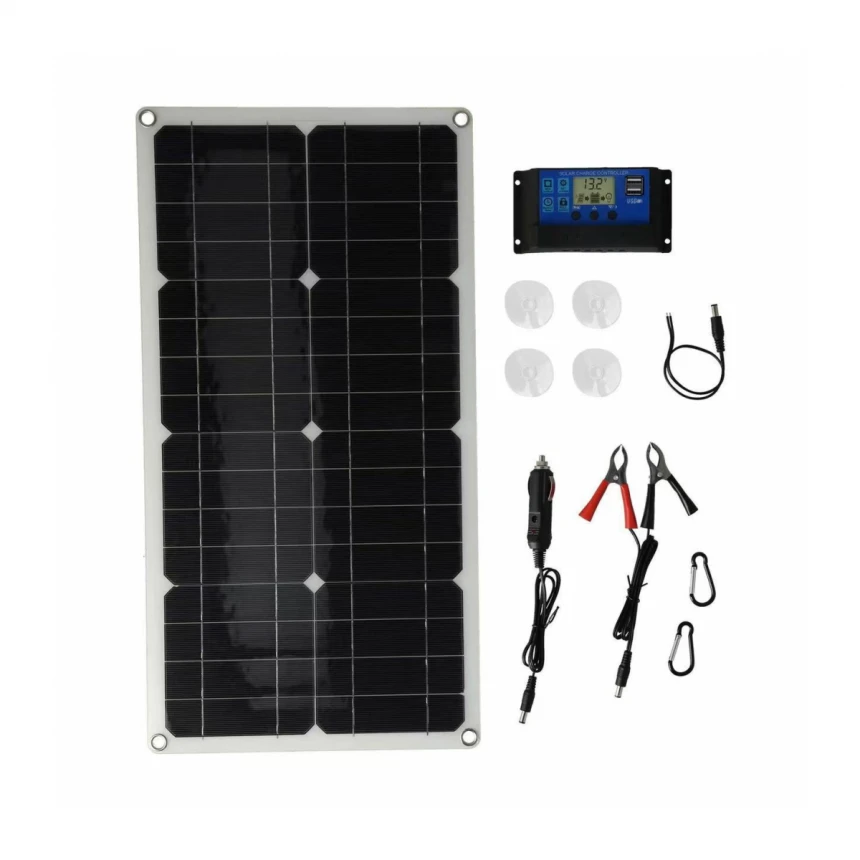 100V solarni panel 10/20/30/40/50/60A kontroler RV Travel Photovoltaic Solar