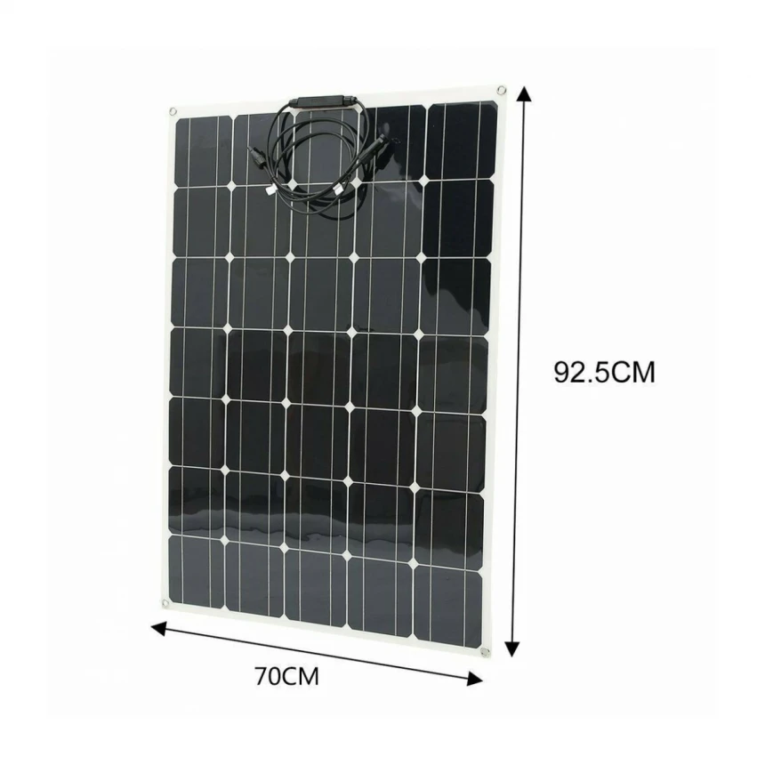 120V Fleksibilni sistem solarnih panela RV Car Boat Home 12V/24V Kit Solarni panel