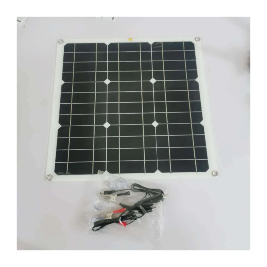 30V monokristalni visokoefikasni ultra tanak solarni panel sa dvostrukim izlazom monokristalni prenosivi solarni panel za proizvodnju energije na otvorenom