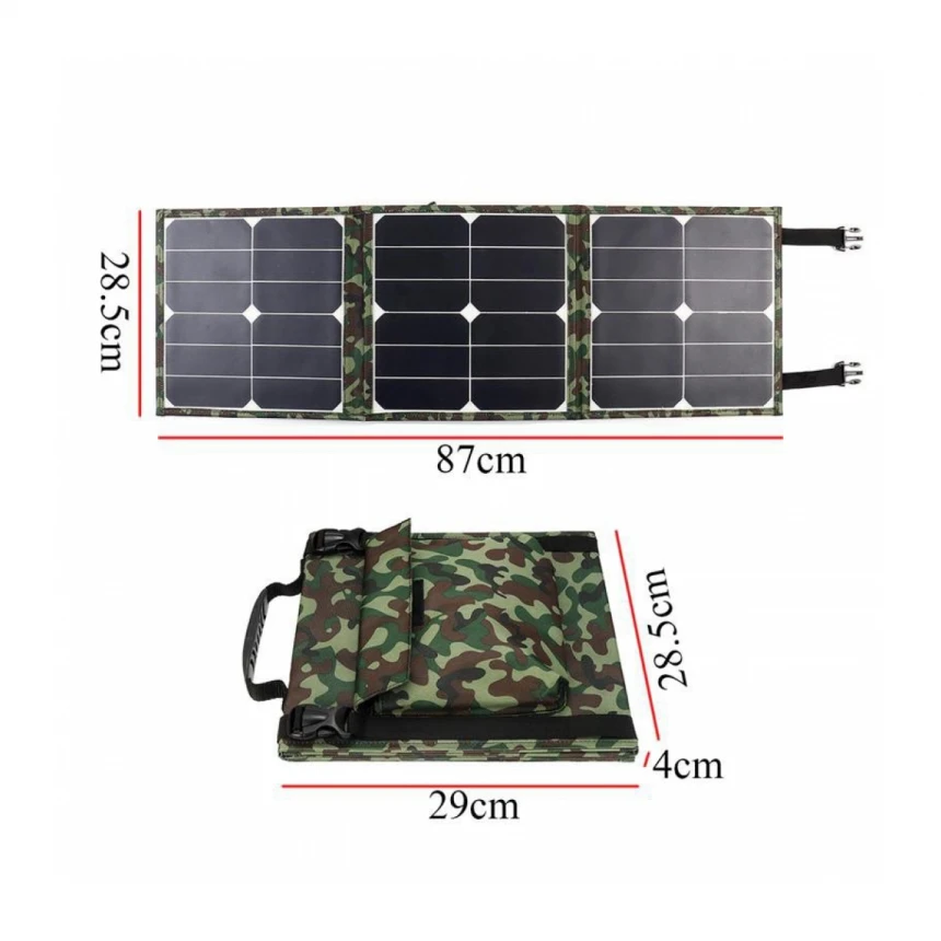 Prekogranična solarna sklopiva torba sunpover45V ploča za punjenje auto baterija proizvodnja energije punjenje na otvorenom