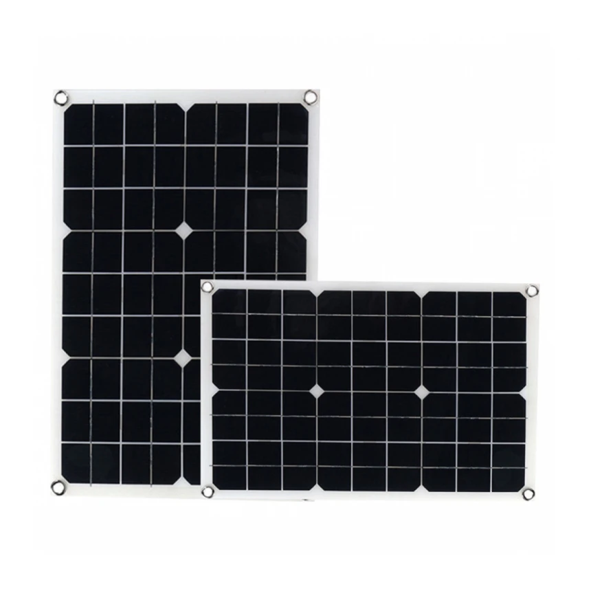 Prekogranično snabdevanje popularnih monokristalnih solarnih panela od 20V, fleksibilnih solarnih panela + kontroler izvora punjenja na otvorenom